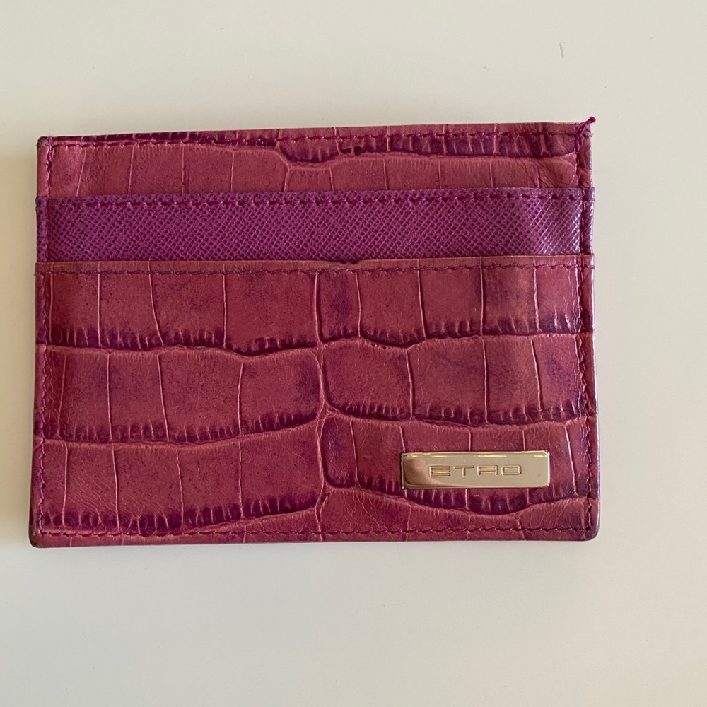 Etro x Milano card holder